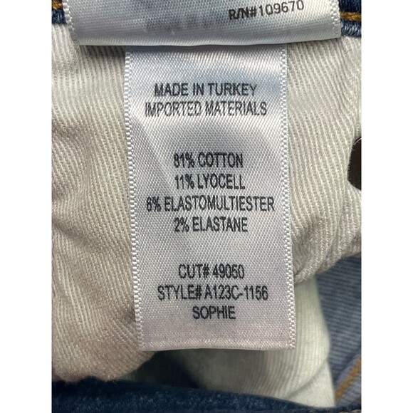 AGOLDE Sophie Mid Rise Skinny in Tame, Sz 25 - Picture 12 of 12